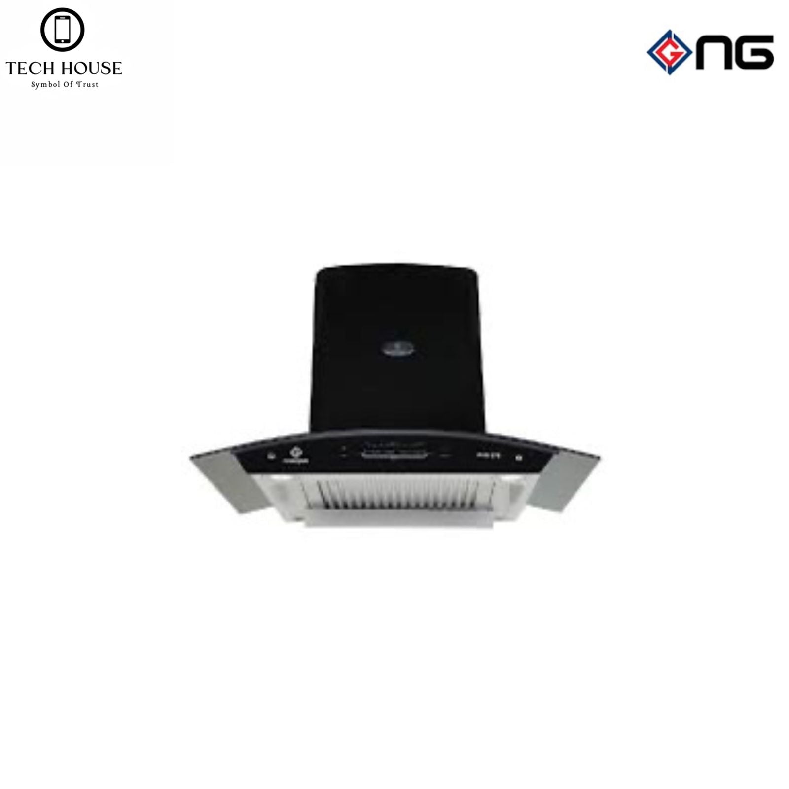 NASGAS 86cm Smart Arc Glass Kitchen Hood (KHD-280)
