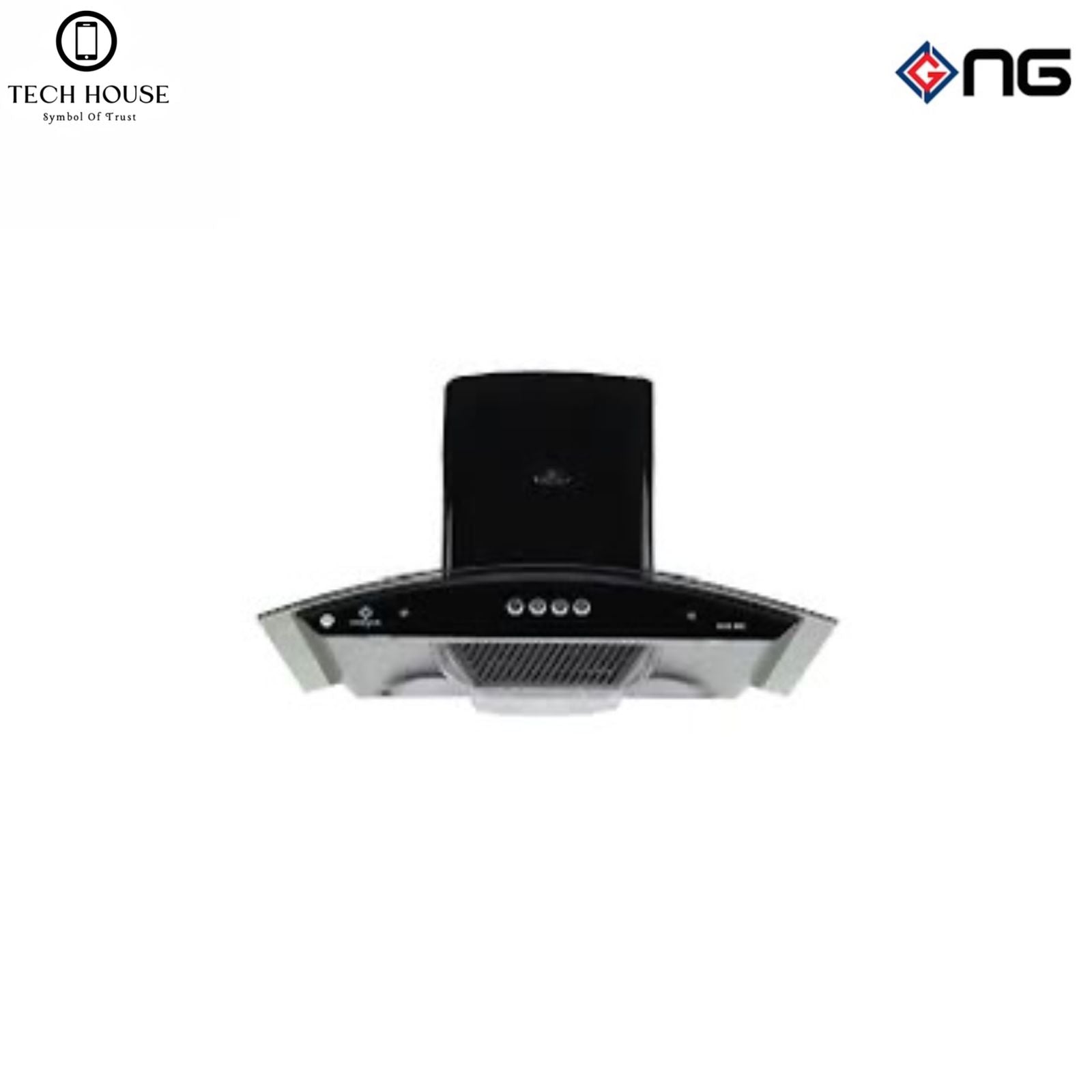 Nasgas 90cm Heavy Duty Push Button Kitchen Hood (KHP-270)